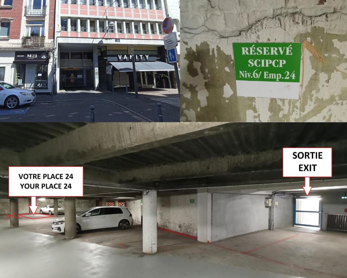 Studio Fonctionnel Au Coeur De Lille Avec Parking Buitenkant foto